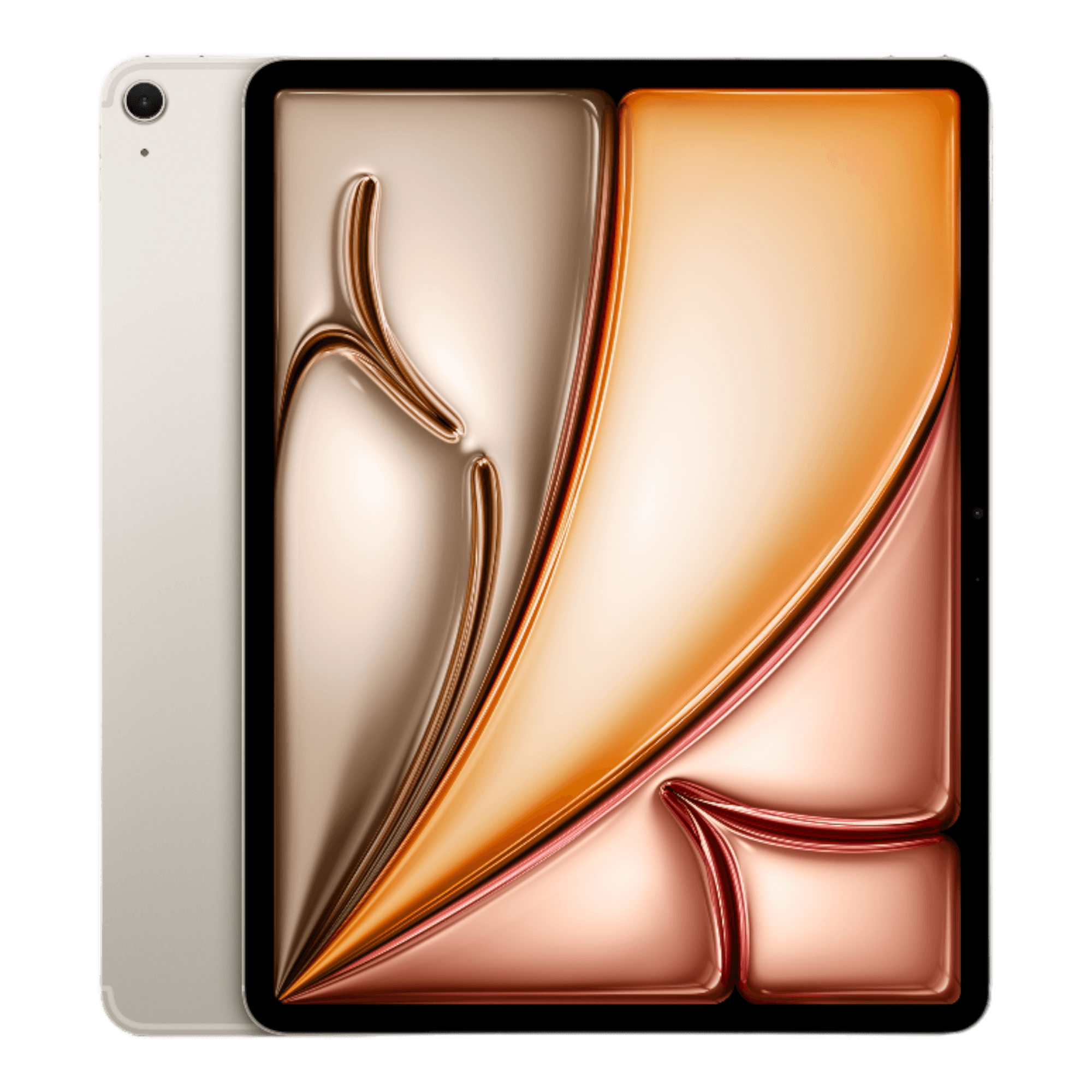 iPad Air 2024 13-inch 128GB, Wi-Fi + Cellular, Starlight - alAsil